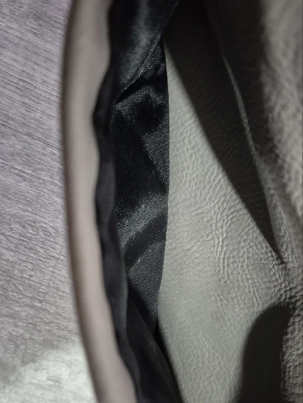 Neutral Gray Shoulder Bag with Front Zip by MultiSac